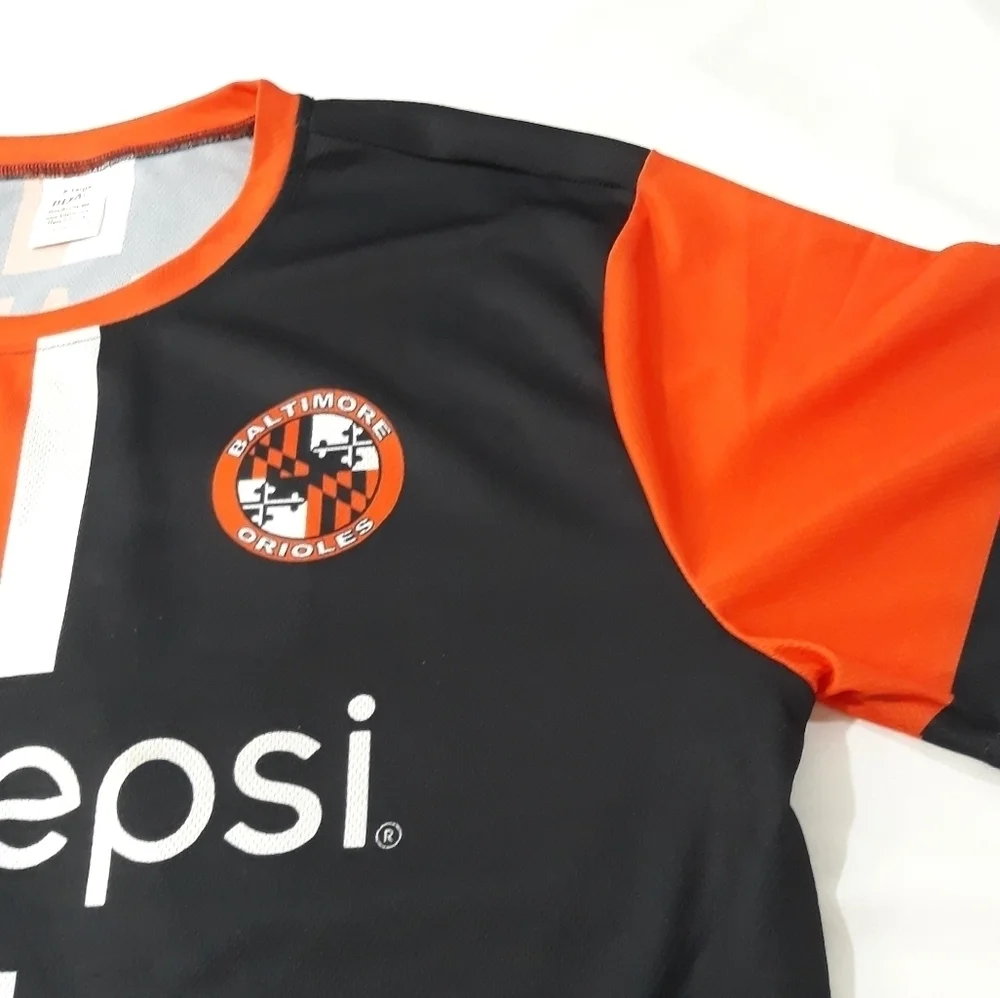 Baltimore Orioles Birdland Jersey 2022 Black Orange Soccer Stadium XL